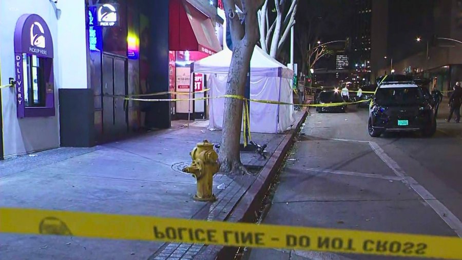 Man beaten to death downtown LA; 3 suspects on the run
