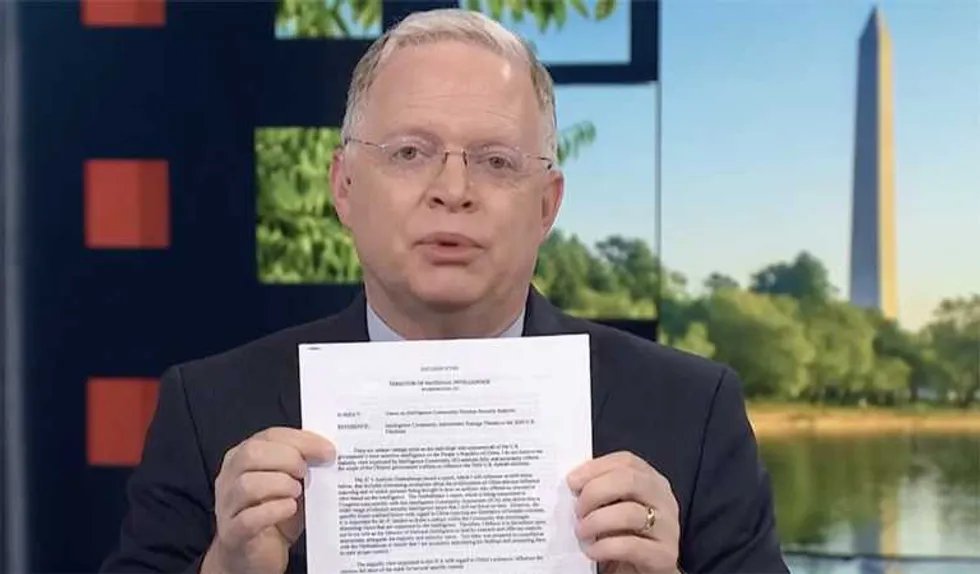 CIA Chief Ratcliffe’s Old Memo Contradicts Trump’s China Claims