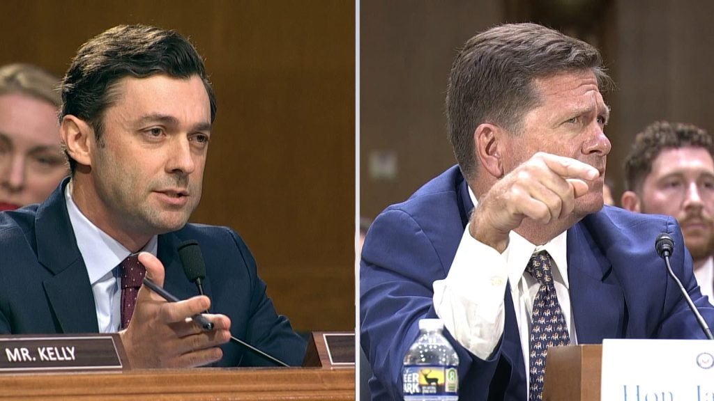 Ossoff Presses Clayton on Gabbard’s Georgia Search Role