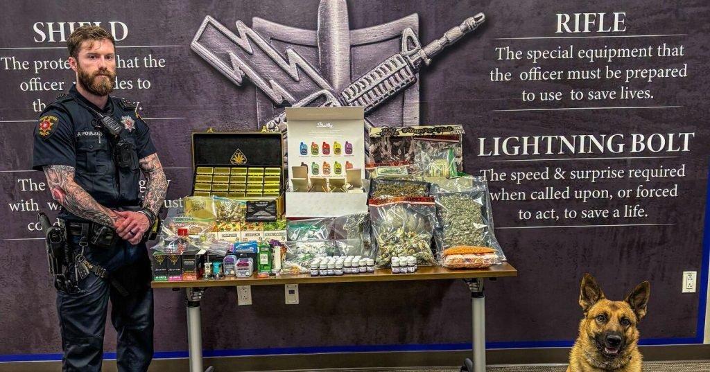 Man Arrested After Traffic Stop Yields Large Drug Cache