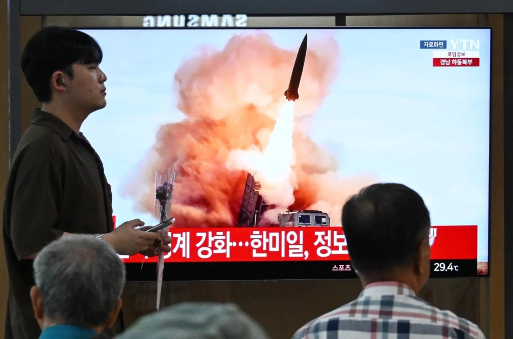 North Korea Fires 10 Missiles Day After Trump Cut Drills