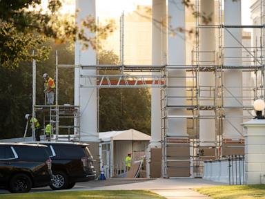 Trump Rushes White House Repairs Before Xi Visit