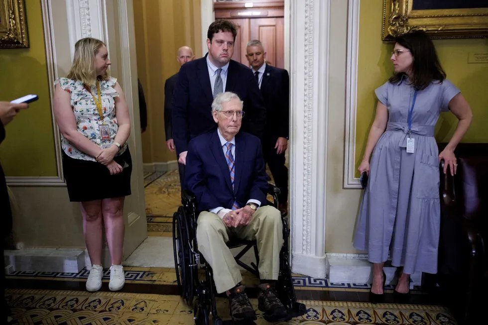McConnell Missing 40+ Days, AOC Calls for Resignation