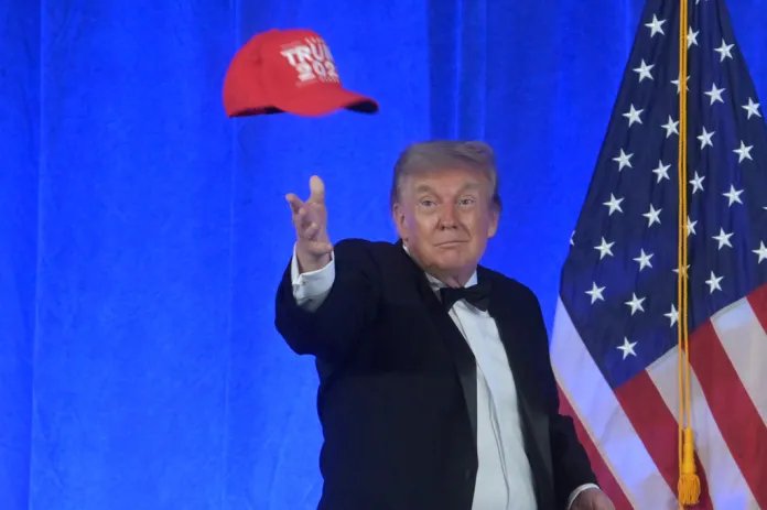 Trump Attends First WHCA Dinner With Tight Security