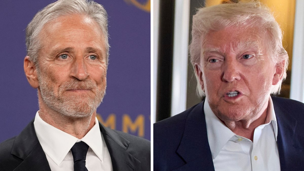 Jon Stewart slams Trump media ban – 'Have you tried presidenting better?'