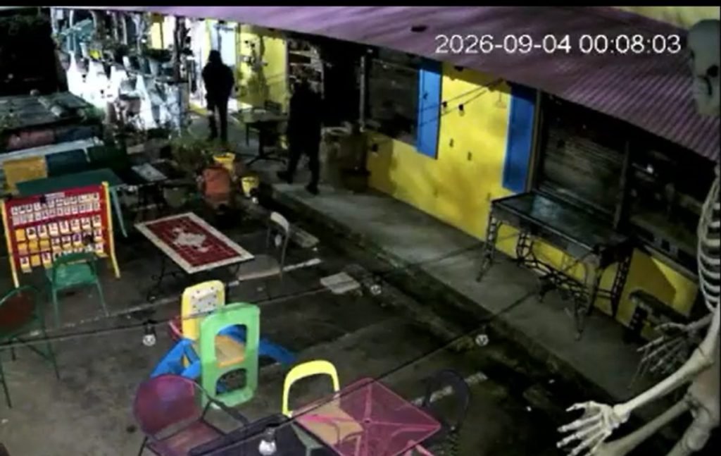 Two Suspects Caught on Camera Breaking Into Dos Taquitos