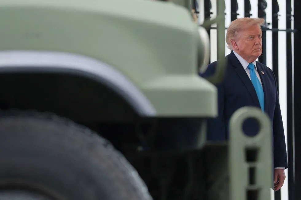 Trump Ambassador Denies Shortage, Then Blames Biden