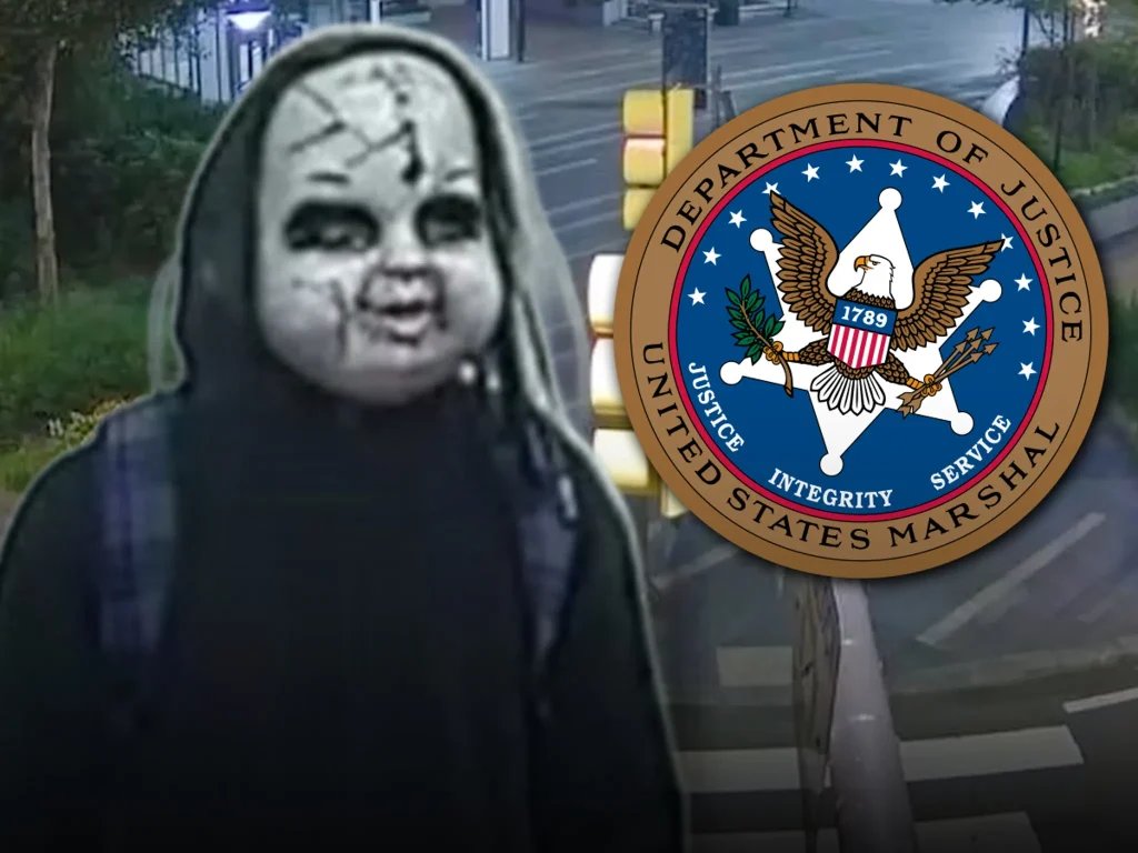 Chucky Mask Man Cursed Out U.S. Marshals