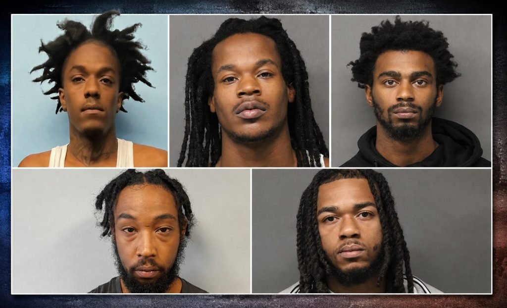 Five Men Charged in Armed South Hackensack Robbery