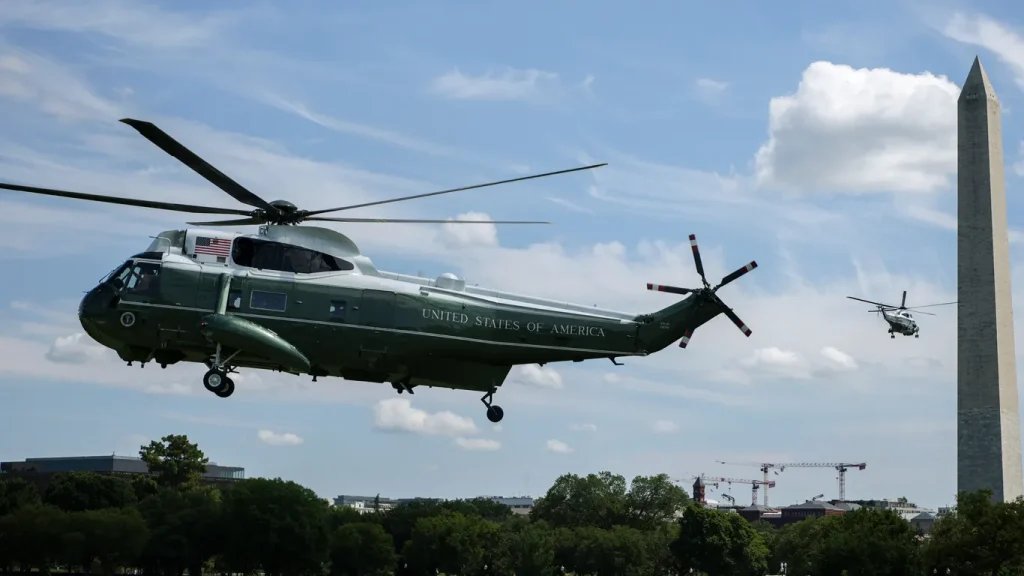 Trump’s Marine One Flew Too Close to Commercial Jet